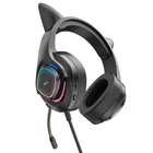 Навушники Hoco W107 Cute cat luminous cat ear gaming headphones Elf Cat