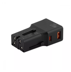 Мережевий розгалужувач-зарядне Travel Adapter Yesido MC-17 1USB 1Type-C 3A PD+QC3.0(UK/EU/US/AUS)