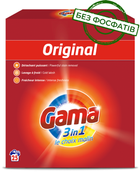 Пральний порошок Gama 3в 1 Універсальний, 1.625 кг (25 прань)