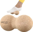 Массажный мяч двойной 4FIZJO Lacrosse DuoBall Cork 6.5 x 13.5 см (P-5907739319586)