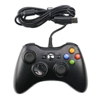 Игровой джойстик Xbox 360 Wired Controller, проводной геймпад контроллер для Xbox 360, ПК Черный WS-360-PR-Black