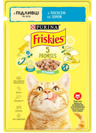 Влажный корм для кошек Purina Friskies с лососем в подливе 85 г