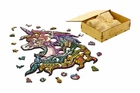 Фігурний деревяний пазл PuzzleOK "Веселковий Єдиноріг" (PuzA3-03101)