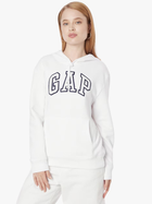 Bluza damska z kapturem kangurka GAP V-Gap Heritage Po Hd 463506-21 M Biała