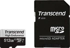 Карта пам'яті Transcend 512GB microSDXC class 10 UHS-I U3 High Endurance (TS512GUSD350V)