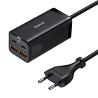 Мережевий зарядний пристрій Baseus GaN3 Pro 100 Вт PD+QC 2 × USB Type-C + 2 × USB-A чорний