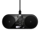 Бездротовий мультизарядний пристрій Baseus Digital LED Display 2in1 Wireless Charger 20W Black Universal version (WXSX010101)