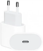 Мережевий зарядний пристрій 20W Блок швидкого заряджання USB-C Power Adapter Type-C 20 Ват Швидка зарядка для iPhone iPad Samsung Xiaomi Meizu Huawei Vivo Oppo Google White