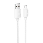Кабель Micro USB для зарядки телефону, смартфона / зарядний шнур провід Мікро Юсб для передачі даних 1м white S2