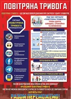 Плакат Повітряна тривога 4823076153618