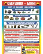 Плакат Обережно- міни 4823076155957