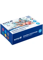 Краски акриловые 6 цв. 20 мл KITE Creative металлик (K-273)