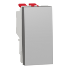 Переключатель перекрестный 1-клавишный (1 модуль) 10А Unica New Schneider Electric aлюминий NU310530