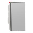 Выключатель 1-клавишный (1 модуль) 10А Unica New Schneider Electric алюминий NU310130