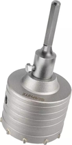 Otwornica widiowa Graphite 80 mm z adapterem HEX oraz wiertłem pilotującym 55H325 (5902062508225)