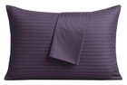 Наволочка U-Tek Boston Anthracite Stripe Сатин Сіра смужка 40х60 см (SAS46)