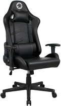 Игровое кресло GameMax нагрузка до 120кг экокожа Black (GCR09 Black)