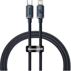Зарядний кабель Baseus Crystal Shine Series Cable USB-C to Lightning 20W 1.2m Black (CAJY000201)