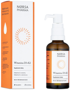 Suplement diety Norsa Pharma D3 + K2 w kroplach 50 ml (5905669770200)