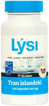Дієтична добавка Lysi Icelandic Tranz 500 мг 120 капсул (5690548868603)
