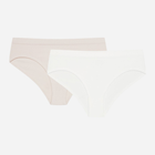 Zestaw damskich majtek typu figi 2 szt Henderson Bait 42856-K003 XL Beżowy/Biały (5903972384824)