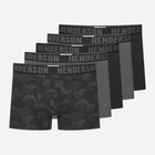 Набір трусів боксерів чоловічих бавовняних 5 шт Henderson Soul 43171-MLC M Чорний/Графітовий (5903972519301)