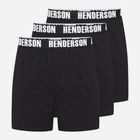 Набір трусів шортів чоловічих бавовняних 3 шт Henderson Onside 43178-MLC L Чорний (5903972519516)