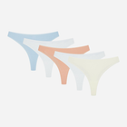 Zestaw damskich majtek typu tanga 5 szt Esotiq Sol-Sol 43195-K001 L Wielobarwny (5903972568606)