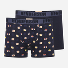 Набір трусів боксерів чоловічих бавовняних 2 шт Henderson Sushi 42625-MLC 2XL Темно-синій (5903972379929)