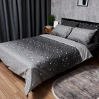 Комплект постельного белья Moon&Star Бязь Gold Люкс «Night Sky» Семейные 143х210х2 наволочки 2х70х70 (MS-820006607)