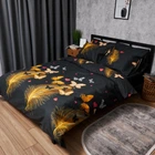 Пододеяльник Moon&Star Микросатин Premium Golden Flutter Полуторное 143 x 210 см (MS-870000860)