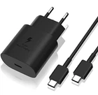 Блок живлення та Кабель Type-C підтримка Super Fast Charging 25W для Galaxy S20/Note 10/N9700/Note10+/N9760(EP-TA800) Power Delivery 3.0 Чорний