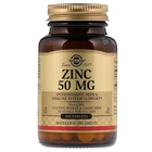 Цинк глюконат, Zinc, Solgar, 50 мг, 100 таблеток