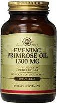 Олія вечірньої примули (Evening Primrose Oil), Solgar, 1300 мг, 60 капсул