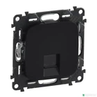 Розетка Legrand Valena ALLURE RJ-45 Cat.5e UTP для прихованого монтажу, колір чорний (753950)