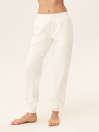 Spodnie dresowe damskie joggery BLOOVII Mavere 43068-01X L Kremowe