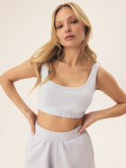 Top damski krótki BLOOVII Mavere 43067-05X M Błękitny