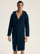 Халат чоловічий бавовняний з капюшоном Esotiq Homme Stellar 44051-59X L Темно-синій (5903972605745)