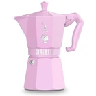 Кофеварка гейзерная для плиты алюминий 6 чашек Bialetti розовый