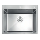 Мойка из нержавеющей стали MIXXUS MH5843 DECOR NANO-SILVER (3.0/0.8) цвет нержавейка (MI7041)