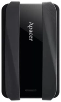 Зовнішній портативний жорсткий диск Apacer AC533 5 TB USB 3.2 Gen 1 2.5 дюйми чорний