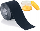 Тейп кінезіо Kinesio Tape Qmed (med0000524) Чорний