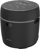 Рисоварка Sencor SRM0671BK 350Вт, чаша-0.6л, LED дисплей, алюминий, нерж.сталь, пластик, черный
