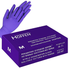 Рукавички нітрилові M Hoffen 3.5г нестерильні текстуровані HFN-12302M