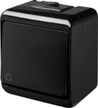 Выключатель звонковый наружный IP54 черный [4668083] VHE-4-BL ETI