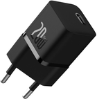 Сетевое зарядное устройство Baseus GaN5 Fast Charger(mini) 1C 20W EU Black