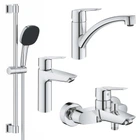Набір змішувачів 4 в 1 для ванної кімнати Grohe QuickFix Start M-Size UA202301KE