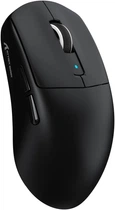 Игровая мышь Attack Shark R6 Black, 39г, PAW3950MAX, до 42000 DPI, 8000 Гц, 3 режима подключения