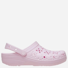 Chodaki damskie Crocs Classic Floral Cut Out Clog 210927-6ZW 37-38 (M5/W7) Jasnoróżowe (198445118128)