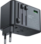 Зарядний пристрій Acefast Z1 75W 3xUSB-C/2xUSB-A Fast Charger Black (6974316282495)